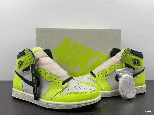 Bmlin shoes 1 Air Jordan OG High 555088-702 Volt 0607